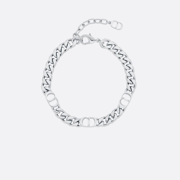 CD Icon Thin Chain Link Bracelet