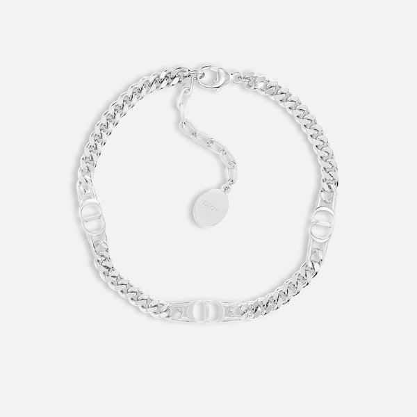 CD Icon Thin Chain Link Bracelet