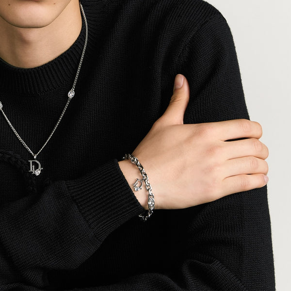 Dior Sparkle Chain Link Bracelet