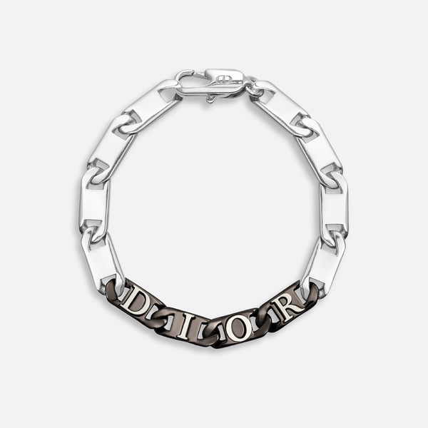 Dior Contrast Chain Link Bracelet