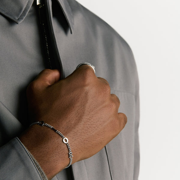 Dior Contrast Chain Link Bracelet