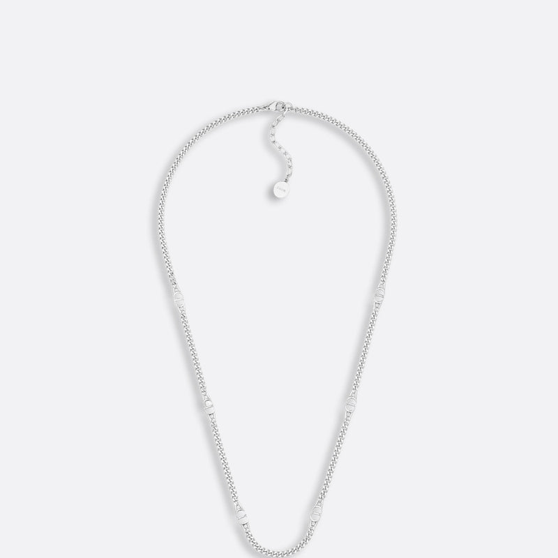 CD Icon Thin Chain Link Necklace