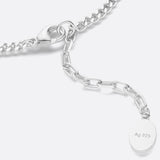 CD Icon Thin Chain Link Necklace