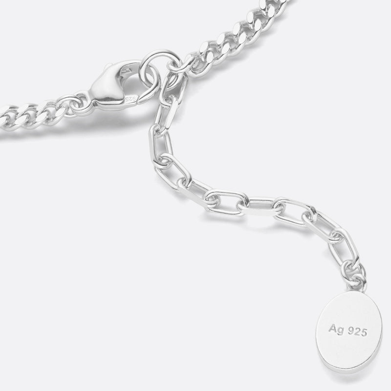 CD Icon Thin Chain Link Necklace