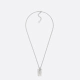 Dior Oblique Plate Pendant Necklace