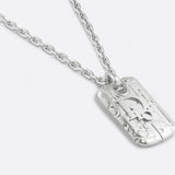 Dior Oblique Plate Pendant Necklace