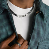 Dior Contrast Chain Link Necklace