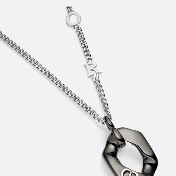 Dior Contrast Pendant Necklace