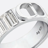 Crystals and CD Icon Ring