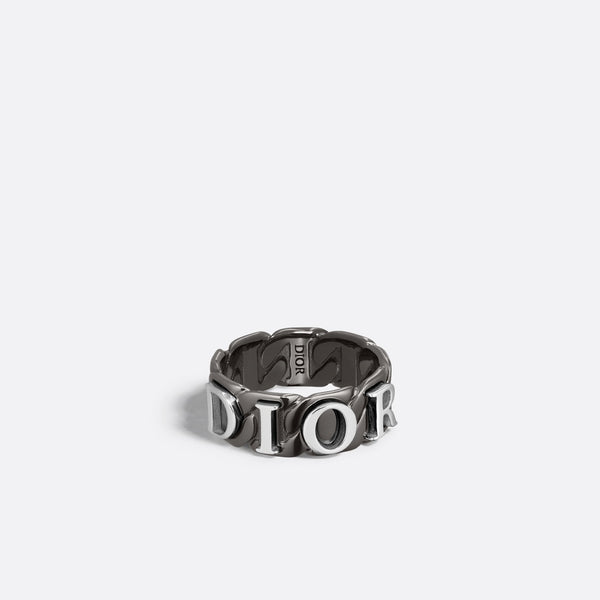 Dior Contrast Chain Link Ring