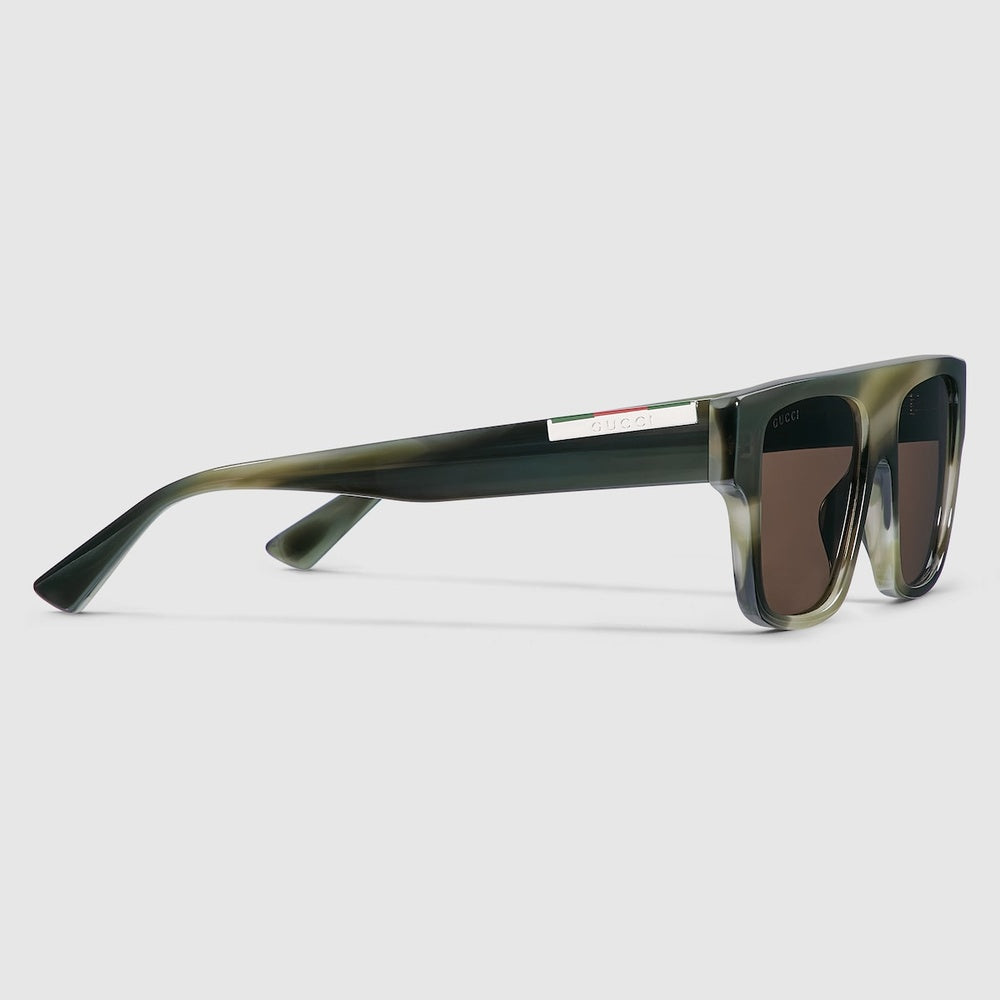 GUCCI Rectangular Frame Sunglasses 840028J07403323 – BORDER-GARA