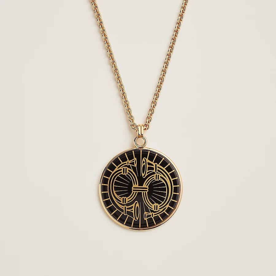 HERMES Medaille Bijou Deux Cors L H973312FEC7 – BORDER-GARA