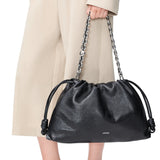 Large Flamenco purse in deerskin