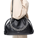 Large Flamenco purse in deerskin