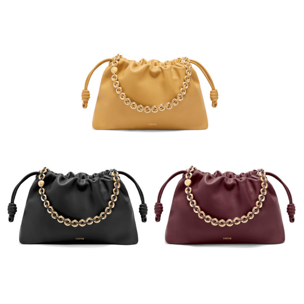 Large Flamenco purse in mellow nappa lambskin