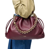 Large Flamenco purse in mellow nappa lambskin