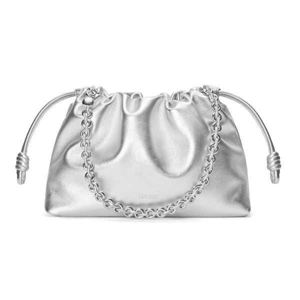Medium Flamenco purse in laminated lambskin