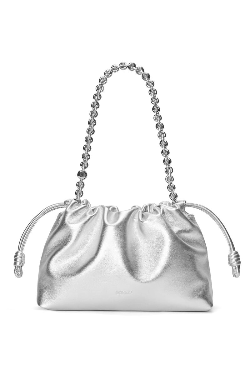 Medium Flamenco purse in laminated lambskin