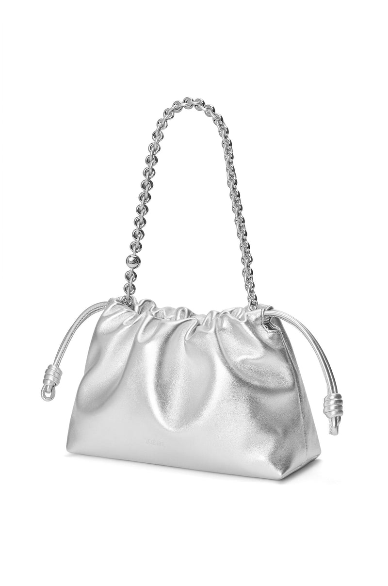 Medium Flamenco purse in laminated lambskin