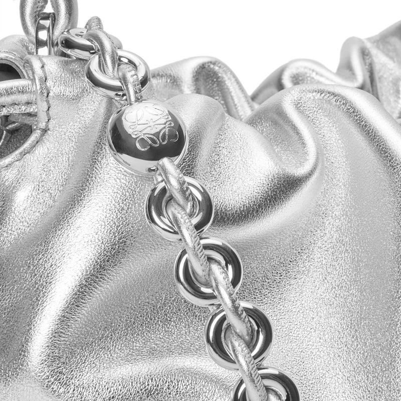 Medium Flamenco purse in laminated lambskin