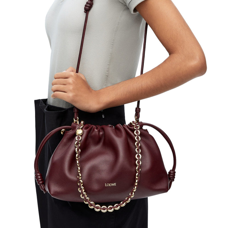 Medium Flamenco purse in mellow nappa lambskin