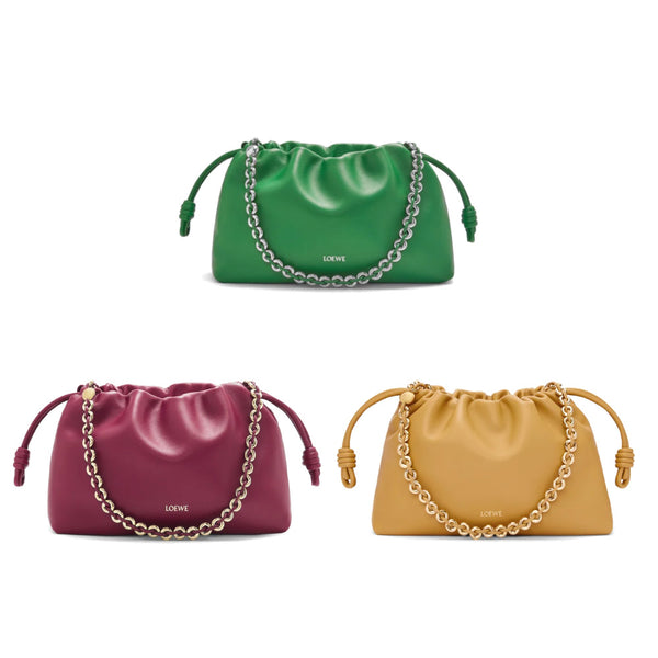 Medium Flamenco purse in mellow nappa lambskin