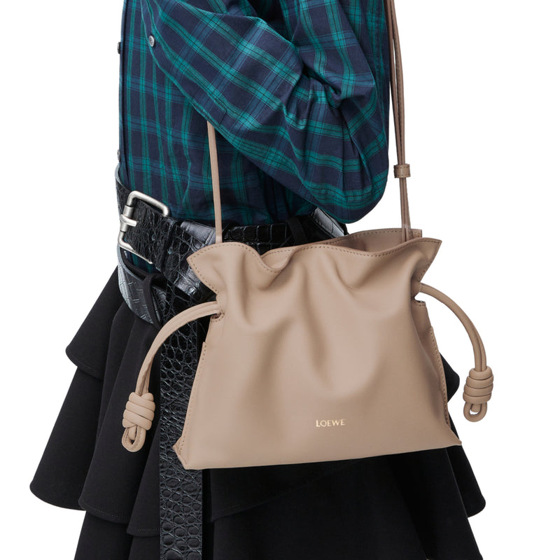 Mini Flamenco clutch in nappa calfskin