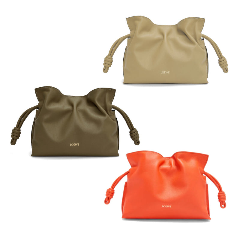 Mini Flamenco clutch in nappa calfskin