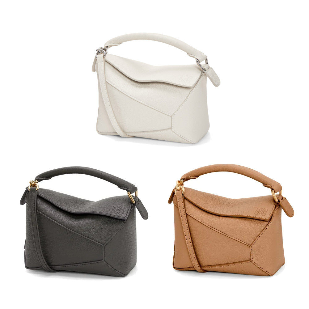 ハンドバッグ LOEWE A510P88X16 PUZZLE MINI HANDBAG LOEWE Mini Puzzle bag in soft grained calfskin A510P88X16