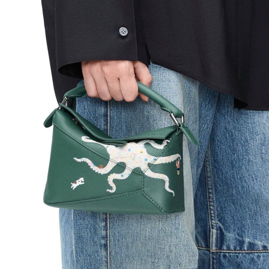 LOEWE Octopus mini Puzzle bag in nappa calfskin A510P88X42