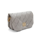 Mini Goya Puffer bag in pleated shiny nappa lambskin