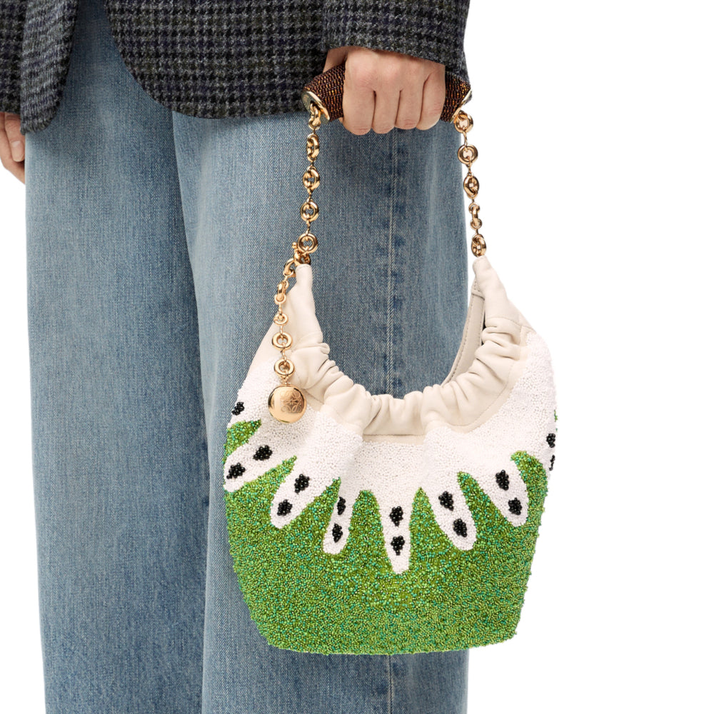 LOEWE Mini Squeeze bag in beaded leather A567SQMX06 – BORDER-GARA