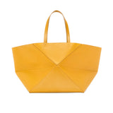 XXL Puzzle Fold Tote in shiny calfskin