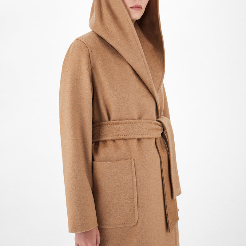 Camel colour robe coat