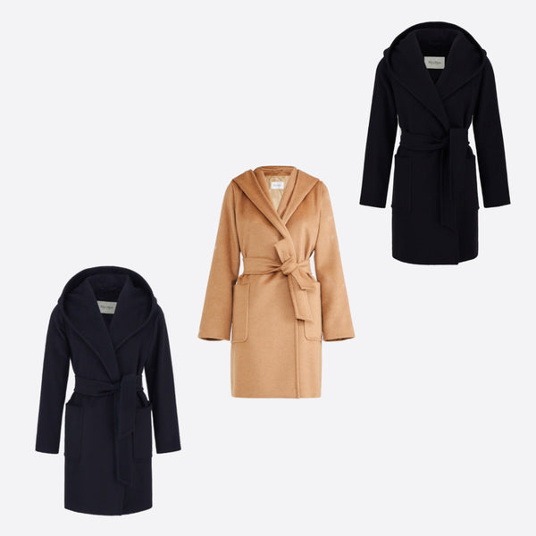 Camel colour robe coat