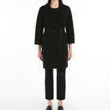 Double-faced short wool coat