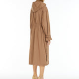 Oversized parka in water-repellent technical fabric