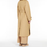 Reversible water-repellent cotton trench coat