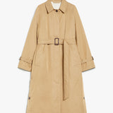 Reversible water-repellent cotton trench coat