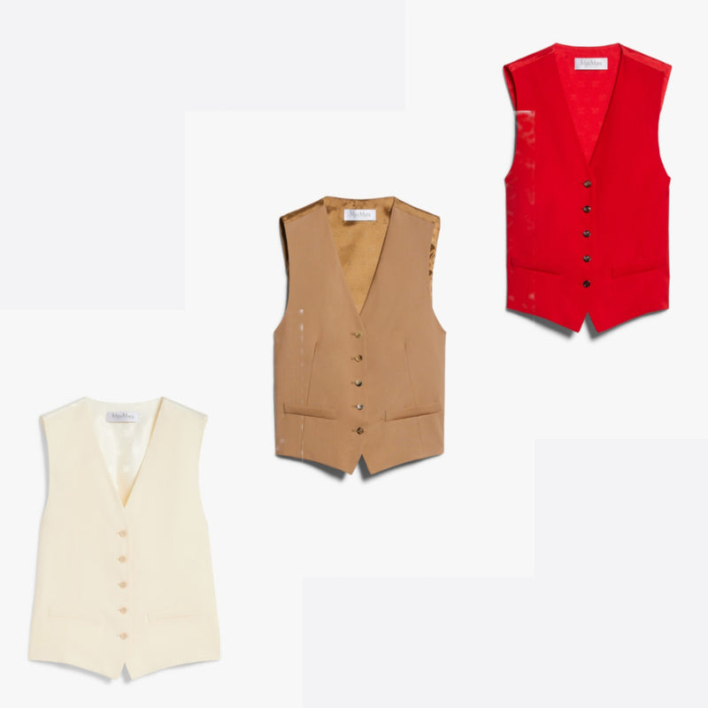 Wool canvas waistcoat