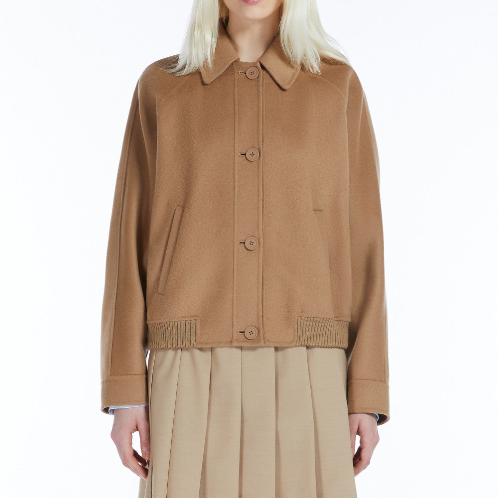 Max Mara Wool, cashmere and silk bomber jacket 6086014106006