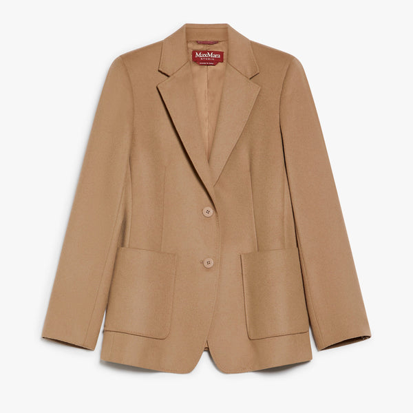 Wool single-breasted jacket