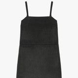 Short dress in wool felt