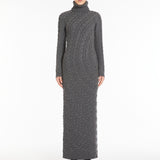 Wool and cashmere slim-fit dress