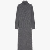 Wool and cashmere slim-fit dress