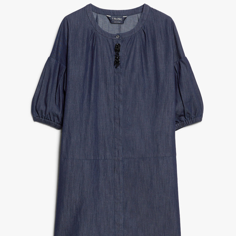 Short, lightweight denim dress