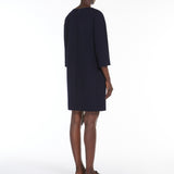 Short Milan-stitch jersey dress