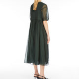 Cotton and silk organza dress