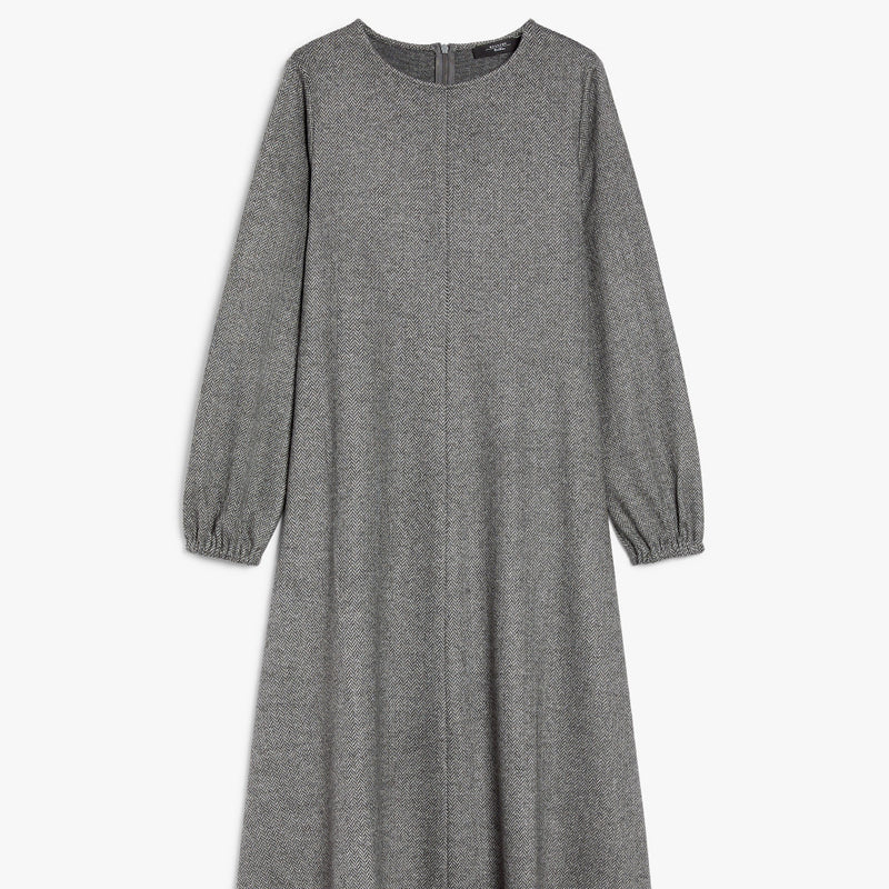 Flowing jacquard jersey dress