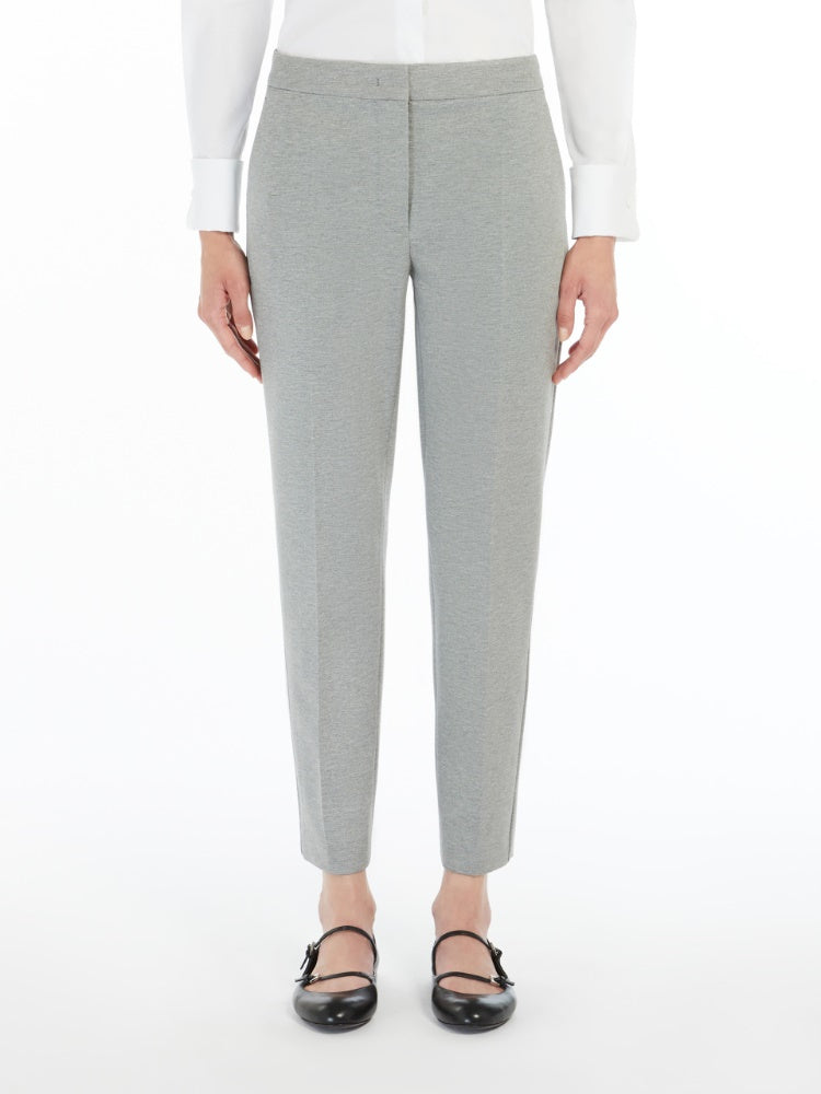 Viscose jersey trousers